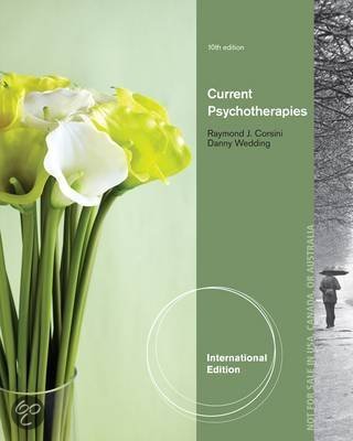 Current Psychotherapies, International Edition