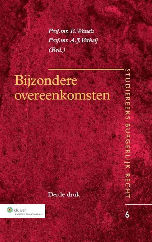 Samenvatting bijzondere overeenkomsten