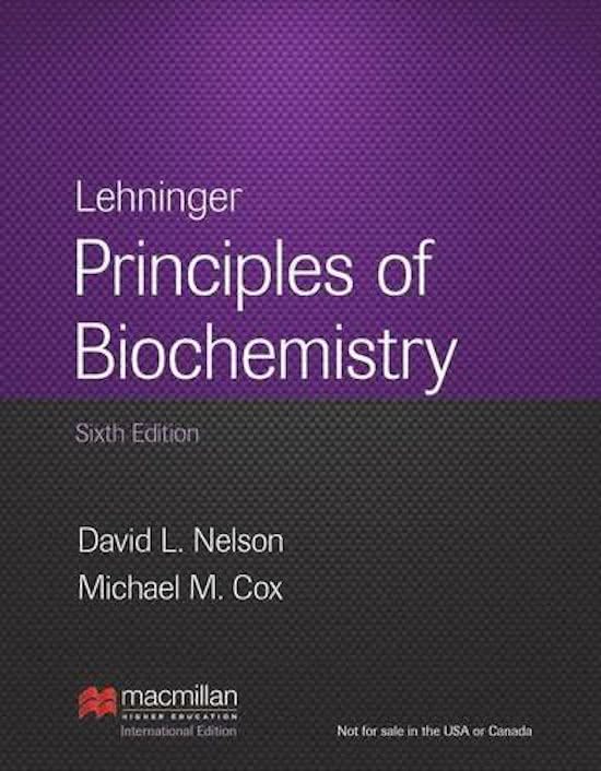 Samenvatting Biochemie 2 - BFW