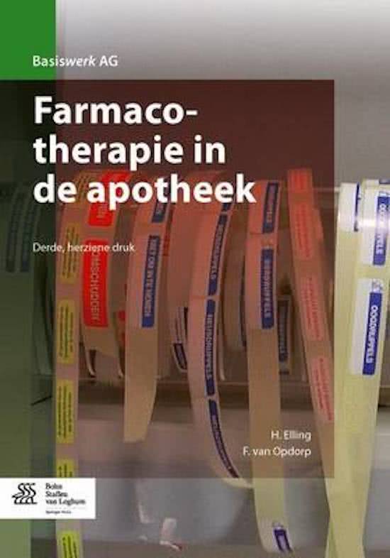 Farmacotherapie in de Apotheek- Deel van H16 Incontinentie