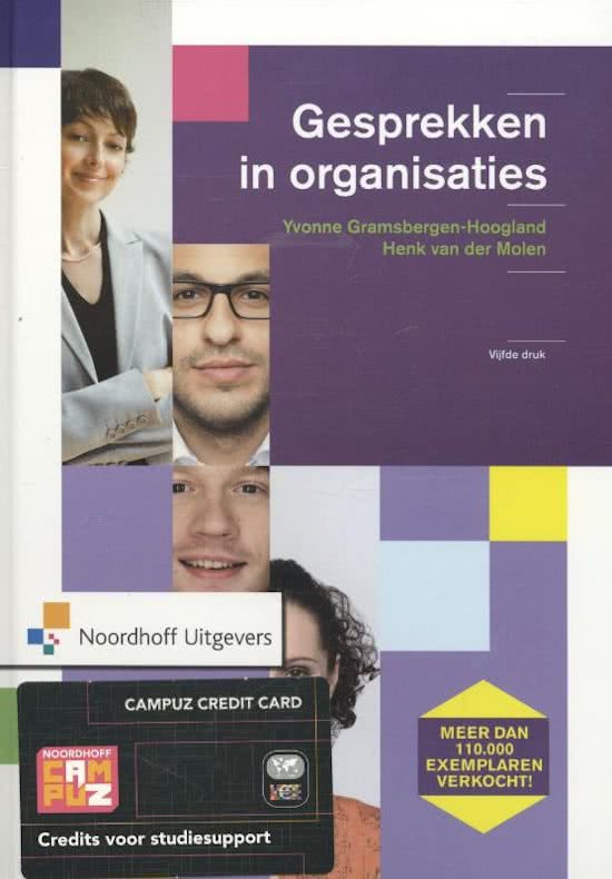 Gesprekken in organisaties hoofdstuk 1