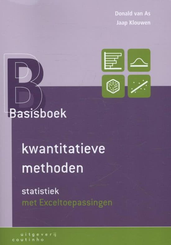 Basisboek kwantitatieve methoden statistiek