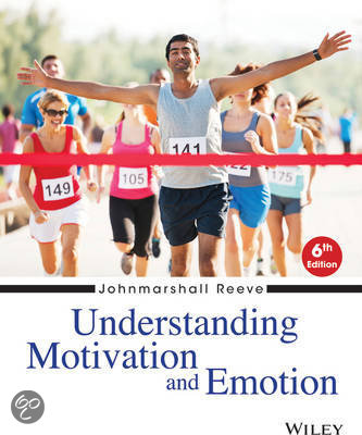 TENTAMEN: College Aantekeningen en Samenvattingen - Motivatie en de Zelfsturende Mens (202100007) - Understanding Motivation and Emotion - Johnmarshall Reeve, ISBN: 9780471456193