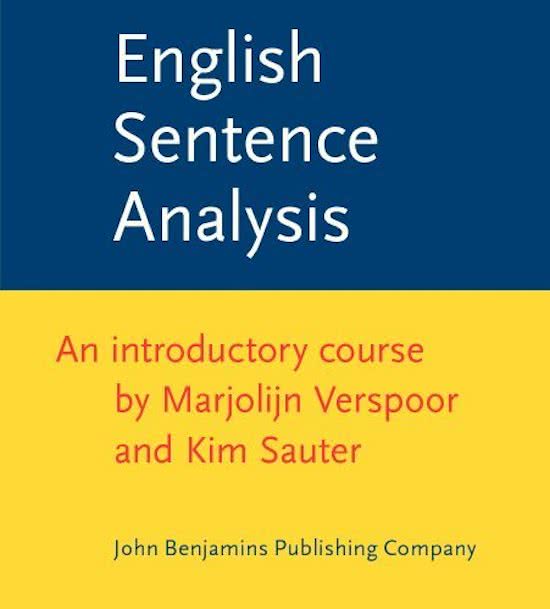 Language Optimization: Summary English Sentence Analysis, ISBN: 9789027225665 