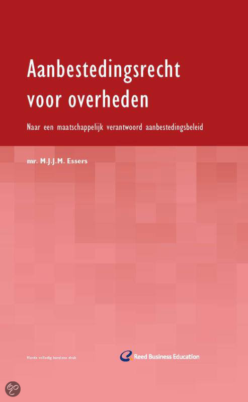 Samenvatting aanbestedingsrecht voor overheden