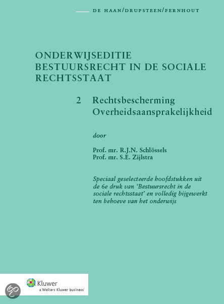 Onderwijseditie Bestuursrecht in de sociale rechtsstaat, band 1