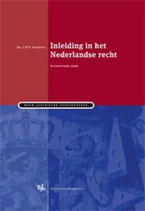 Samenvatting Inleiding in het Nederlandse recht