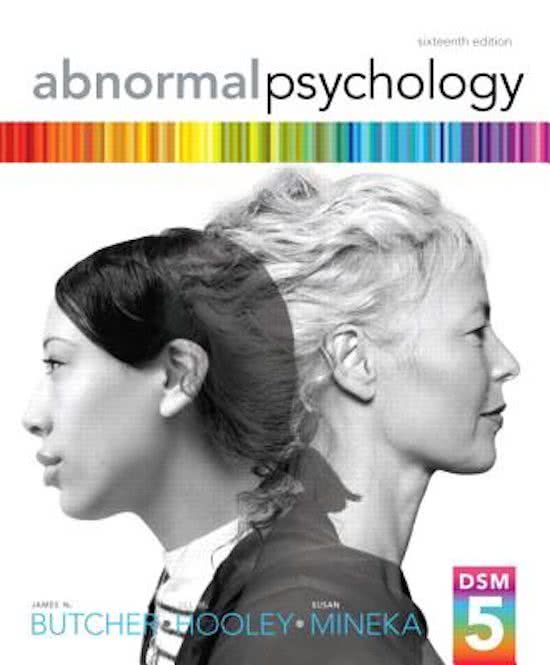 Abnormal Psychology