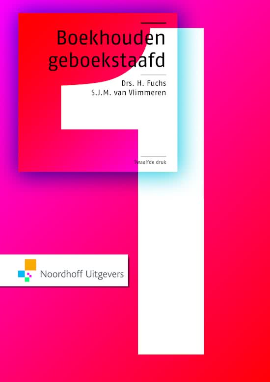 Samenvatting Boekhouden - Geboekstaafd 1 - Bedrijfsadministratie - BAD