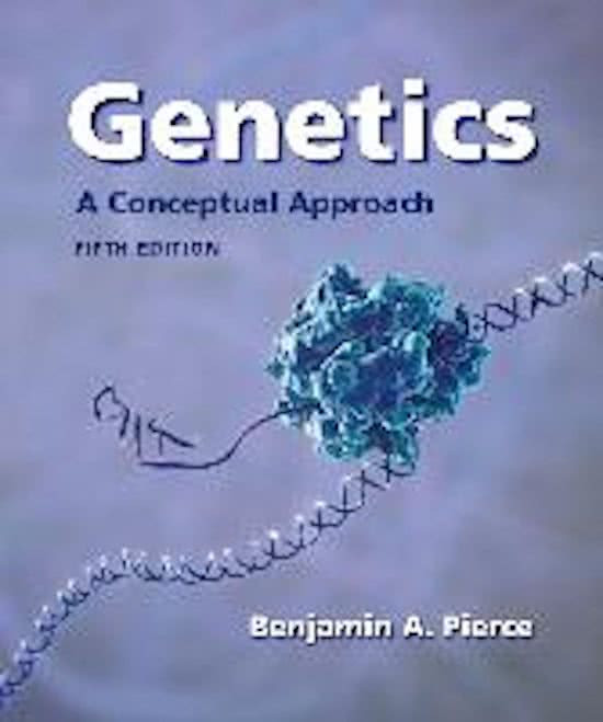 Complete Test Bank Genetics A Conceptual Approach 5th Edition Pierce   Questions & Answers with rationales (Chapter 1-26)