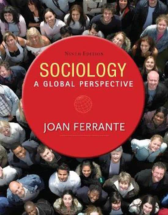 Official© Solutions Manual to Accompany Sociology A Global Perspective,Ferrante,9e