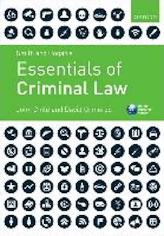 Smith & Hogan's Essentials of Criminal Law