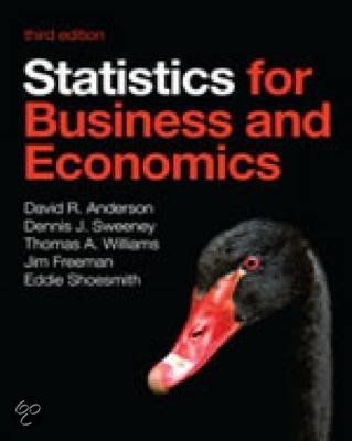 Statistics for Business and Economics