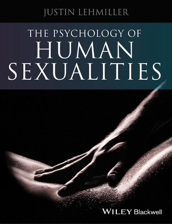 Samenvatting colleges Psychologie van de Seksualiteit (SOW-PSB3FE10N) 2017/2018