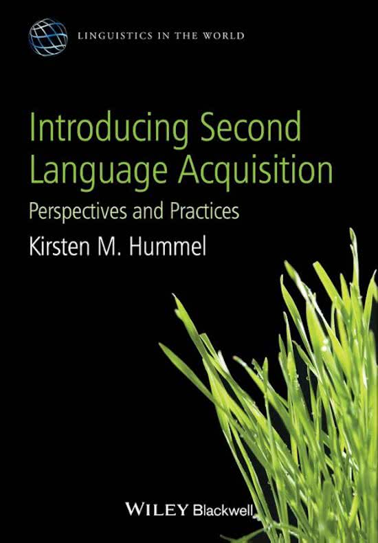 Introducing Second Language Acquisition