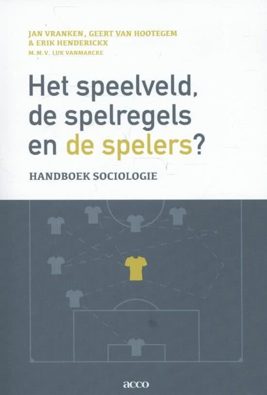 Inleiding in de sociologie (Prof. Parmentier)