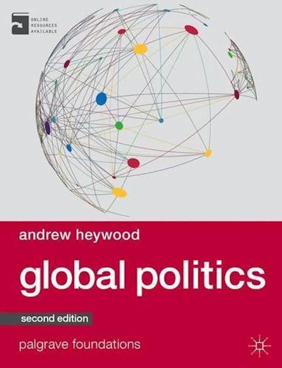 Alle concepten boek GLobal Politics van Andrew Heywood