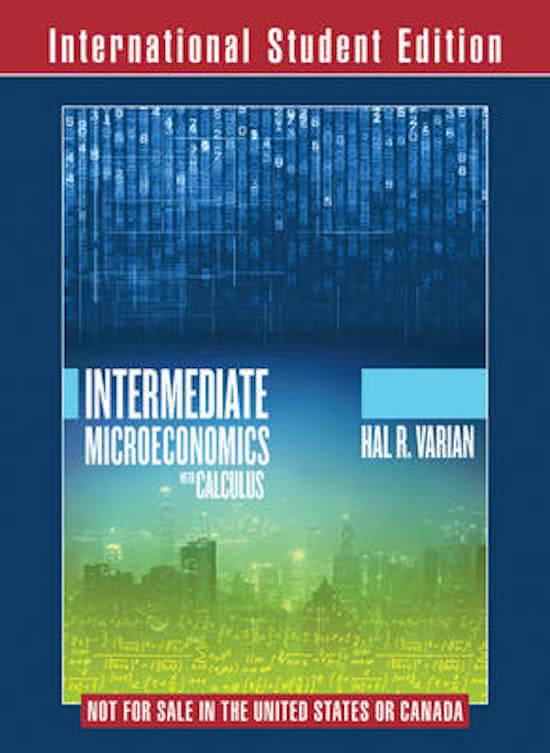 Micro Economie II: Voorbeeld examenvragen