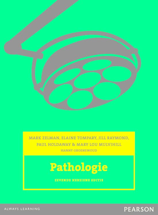 pathologie hoofdstuk 1-9 met bijbehorende farmacologie