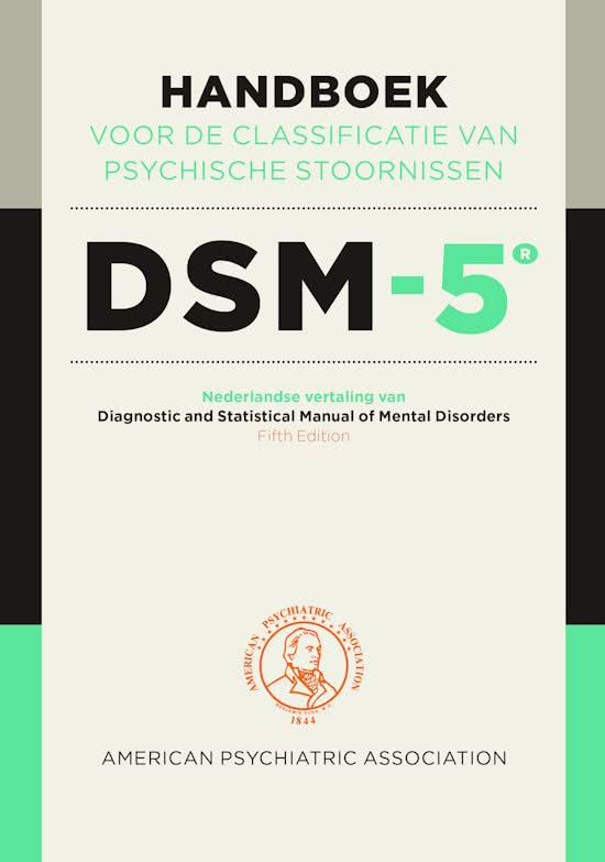 Samenvatting Literatuur Week 1 - Personality Disorders