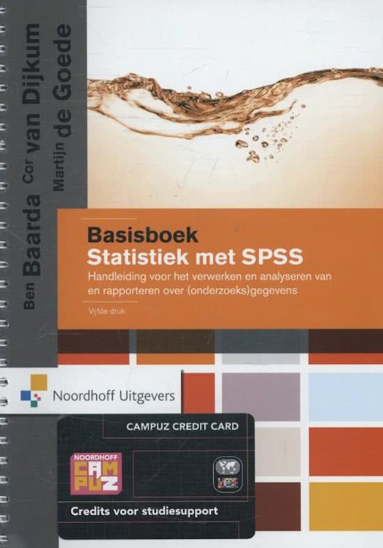 Begrippen van Basisboek Statistiek met SPSS
