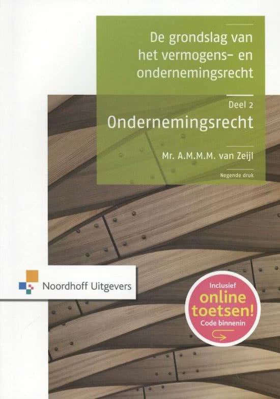 Ondernemingsrecht 2.1 samenvatting