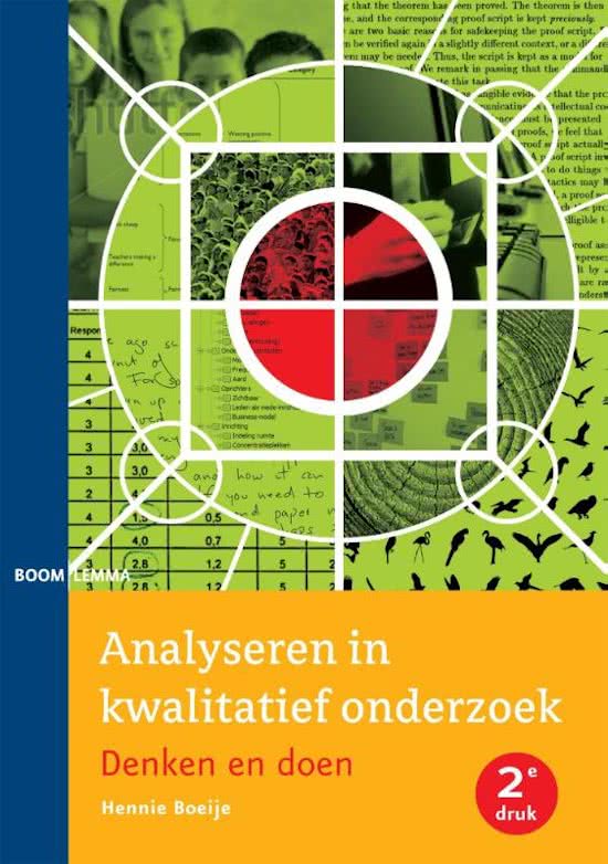 Samenvatting Analyseren in kwalitatief onderzoek : Kwalitatief Onderzoek