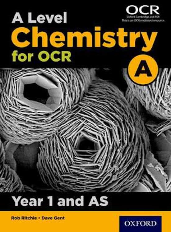 A level OCR chemistry chapter 14 summary notes