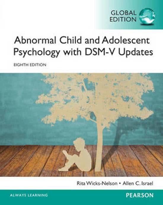 959 Oefenvragen Psychopathologie bij kinderen en adolescenten