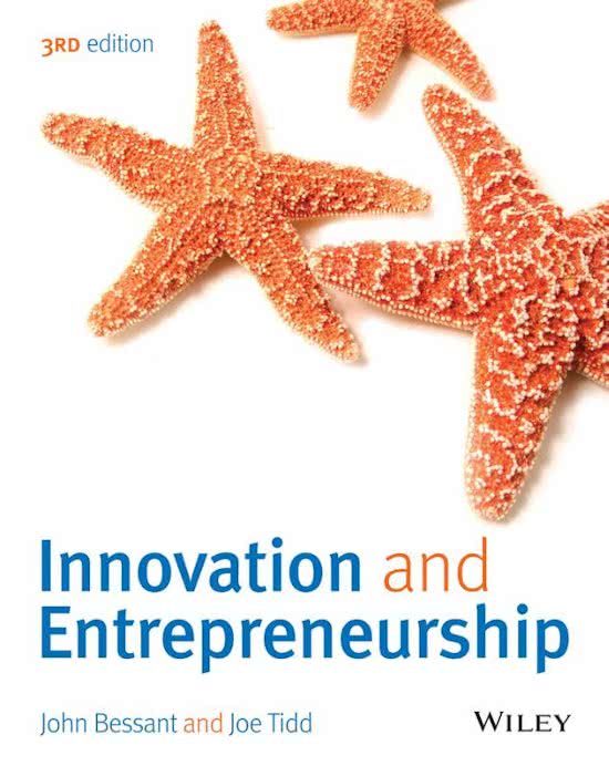 Summary Whole Course Entrepreneurship & Innovation