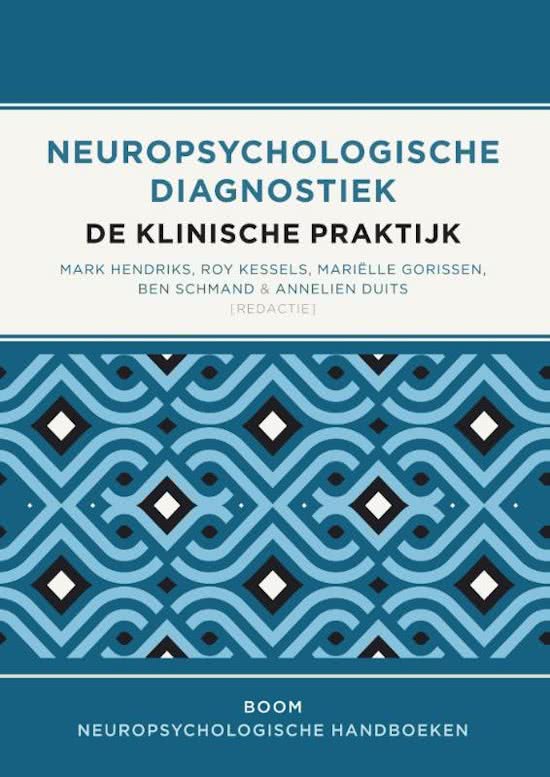 Samenvatting Literatuur Neuropsychologische Diagnostiek