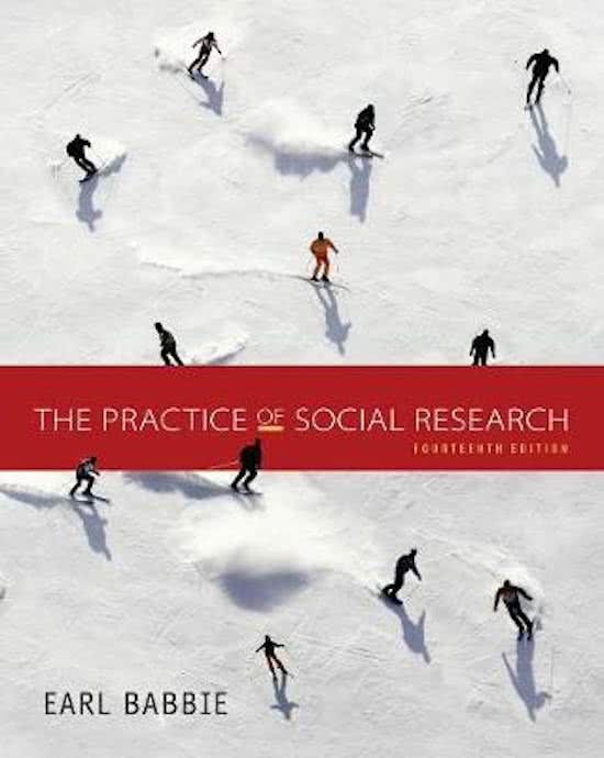 Summary The Practice of Social Research, ISBN: 9781305104945  Designing Social Research (FSWSB-1030)