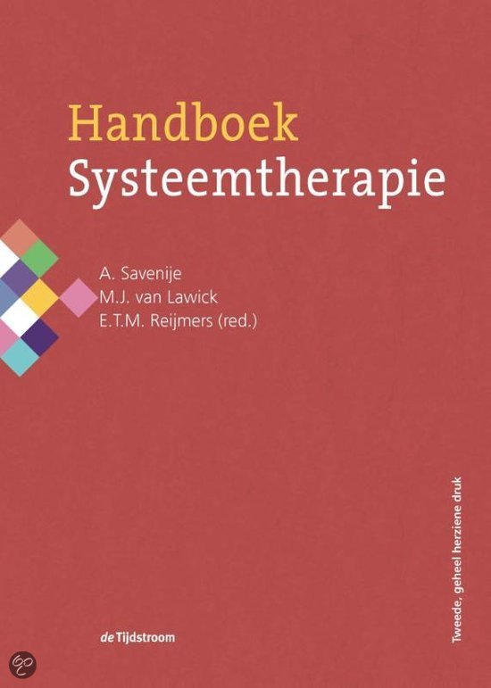 Samenvatting Systeemtherapie - Savenije, van Lawick & Remmers, 