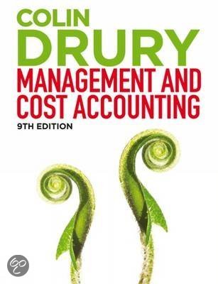 Management and Cost Accounting