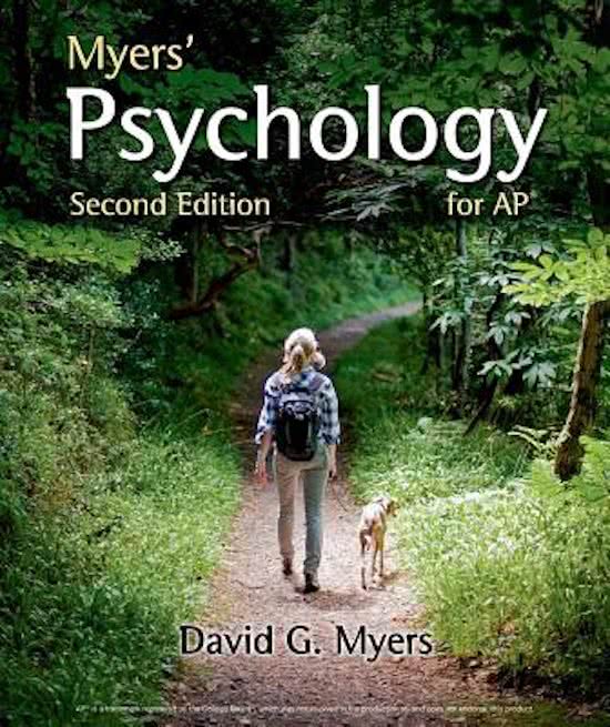 AP Myers Psychology Second Edition Textbook Chapters 1 and 2 Comprehensive Reading Guide