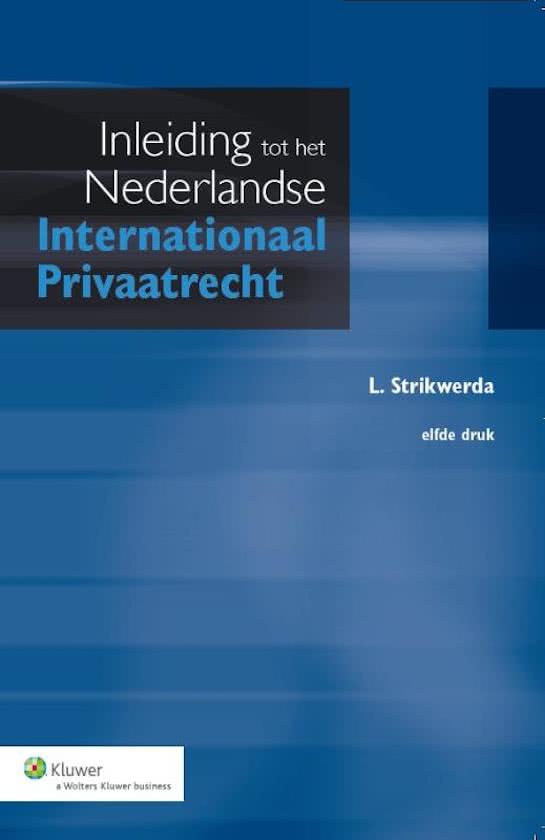 Samenvatting Internationaal Privaatrecht voor Ondernemingsrecht
