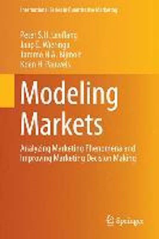 Summary Market Models - MADS RUG 2021-2022