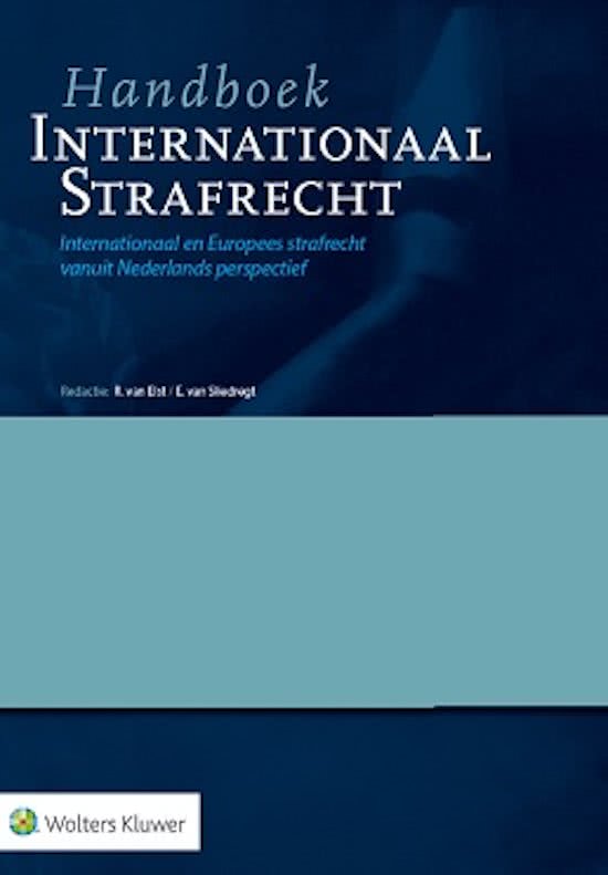 Samenvatting Internationaal en Europees Strafrecht 