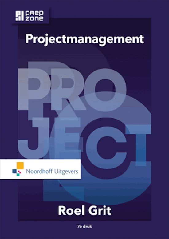 Projectmanagement (Roel Grit) samenvatting H1 t/m H6