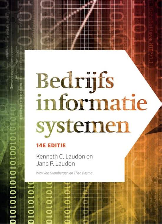 Bedrijfsinformatiesystemen samenvatting boek