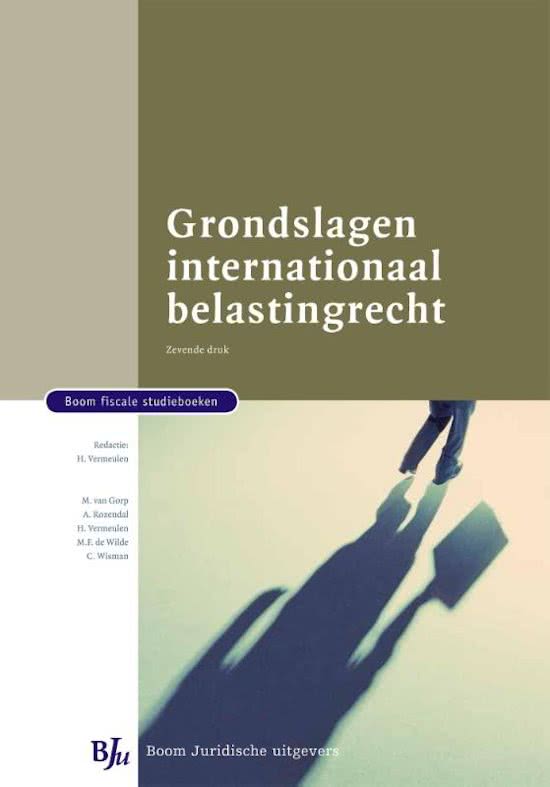 Grondslagen internationaal belastingrecht