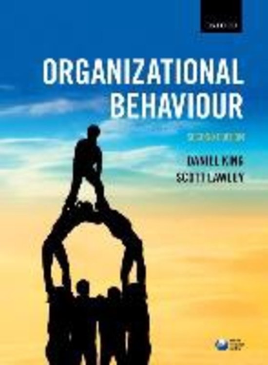 Samenvatting Organizational Behaviour H 11,12,13,15,16 & 17 