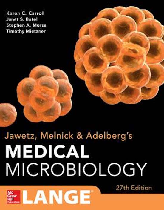 Jawetz Melnick & Adelbergs Medical Microbiology 27 E