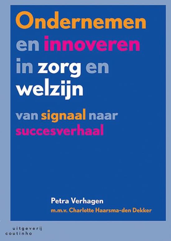 Erg uitgebreide samenvatting organiseren en innoveren