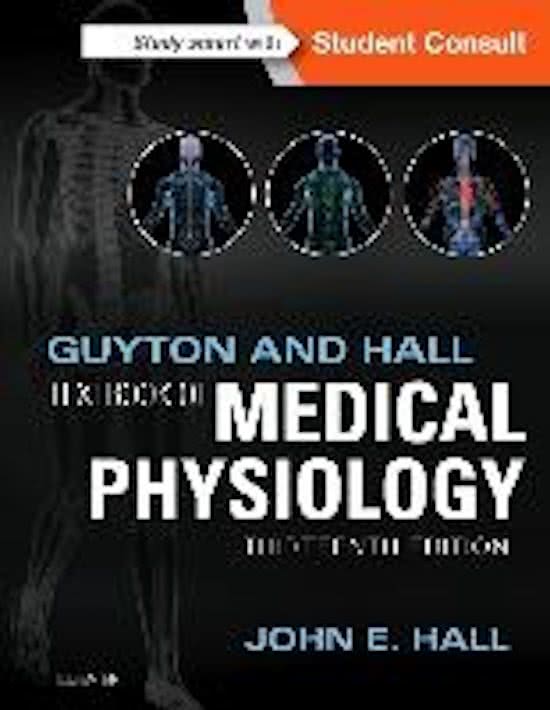Guyton and Hall Textbook of Medical Physiology 14thEdition Hall Test Bank