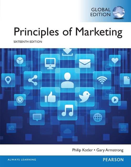 Chapter 7, 8 ~ Principles of Marketing