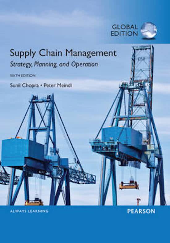 Summary Global Supply Chain Management (GSCM) Book - IBA
