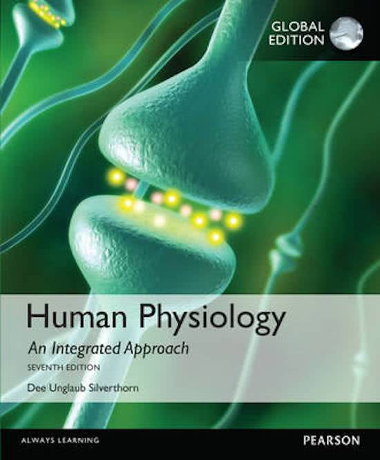 Samenvatting Human Physiology boek