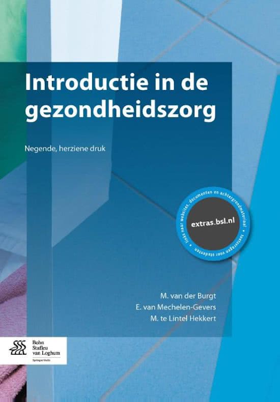 Boek Introductie in de gezondheidszorg