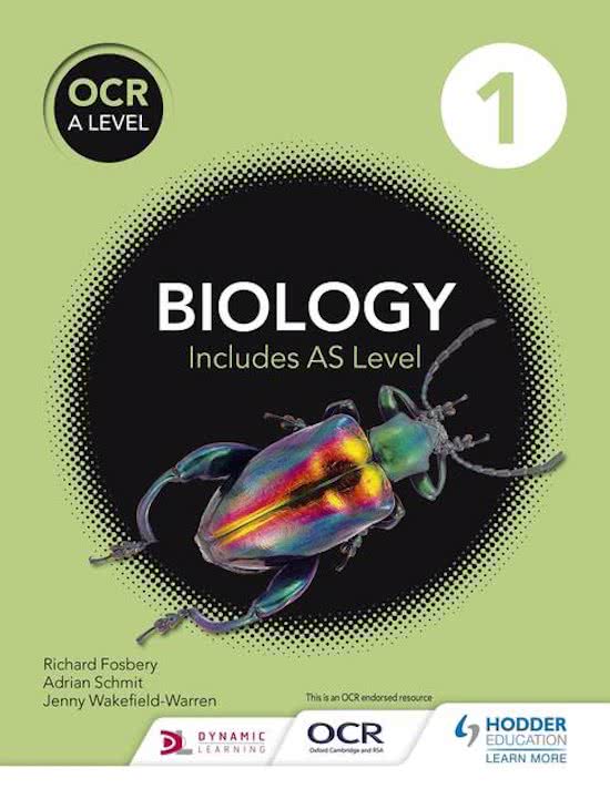 OCR A Level Biology - Module 2: Foundations in Biology, stem cells